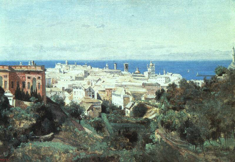 Jean-Baptiste Camille Corot View of Genoa